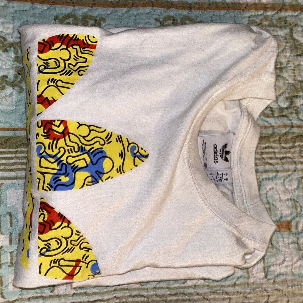 Adidas Originals Keith‎ Haring T-Shirt Men Size Large Trefoil